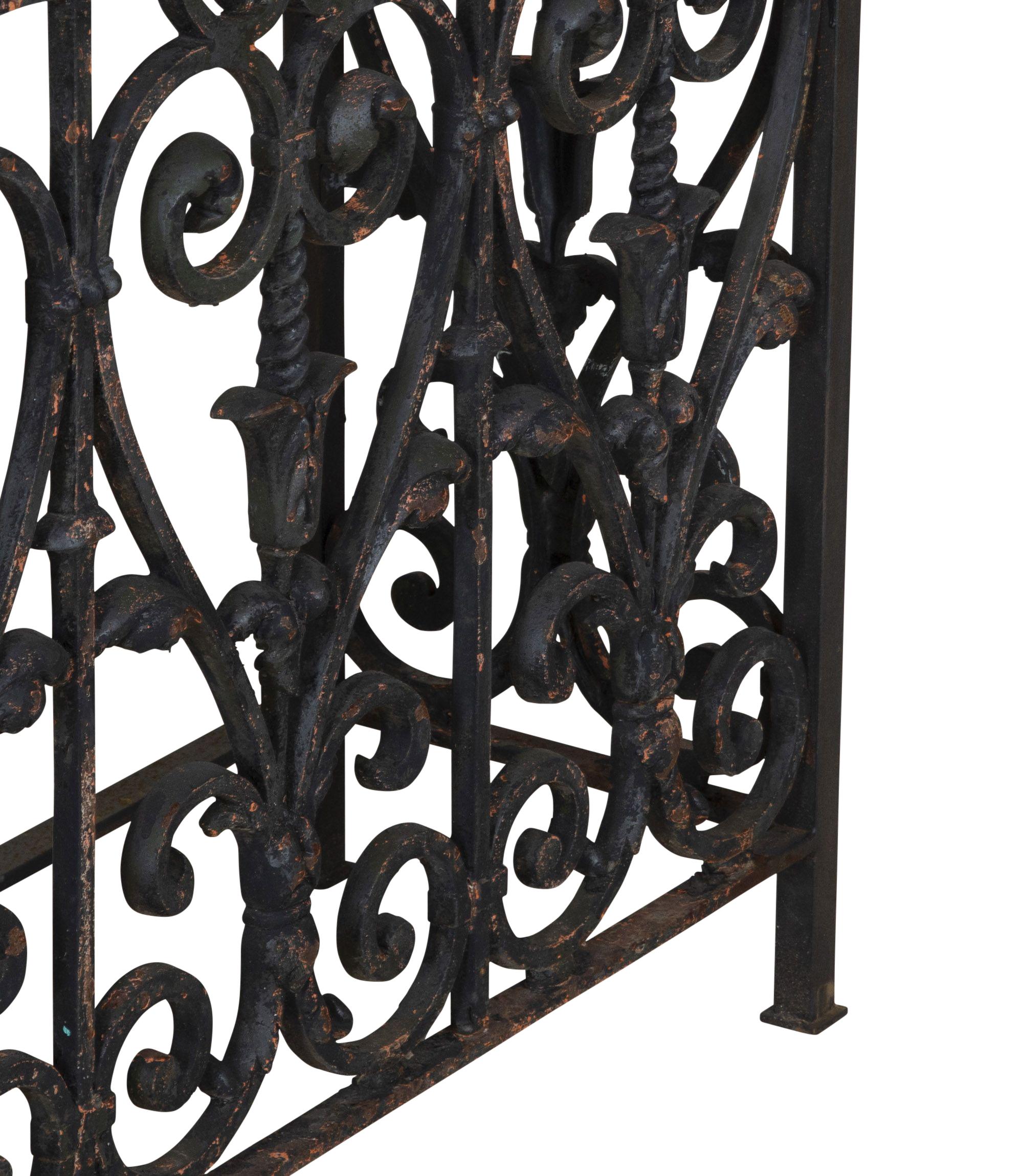 19th Century French Iron Console For Sale 6