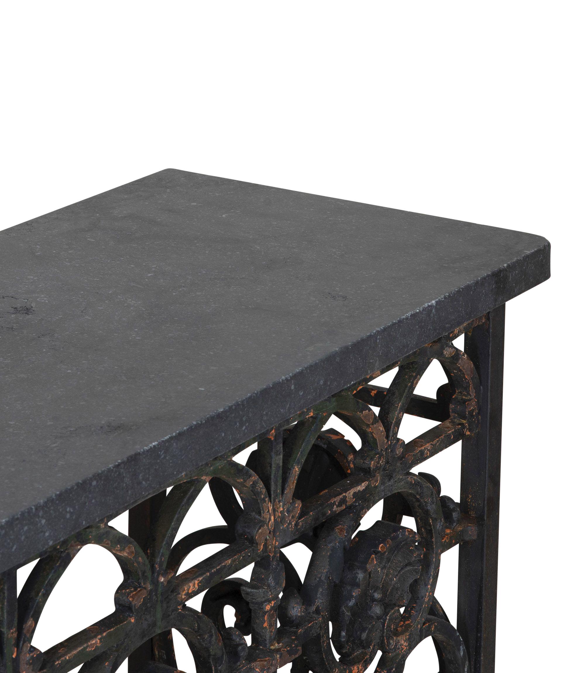 19th Century French Iron Console For Sale 3