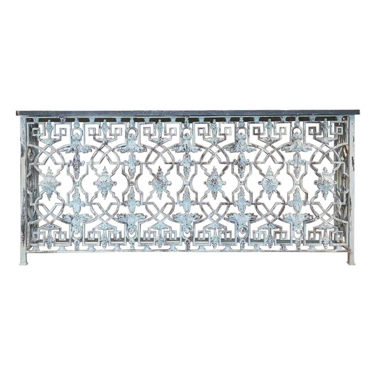 19th Century French Iron Console Table