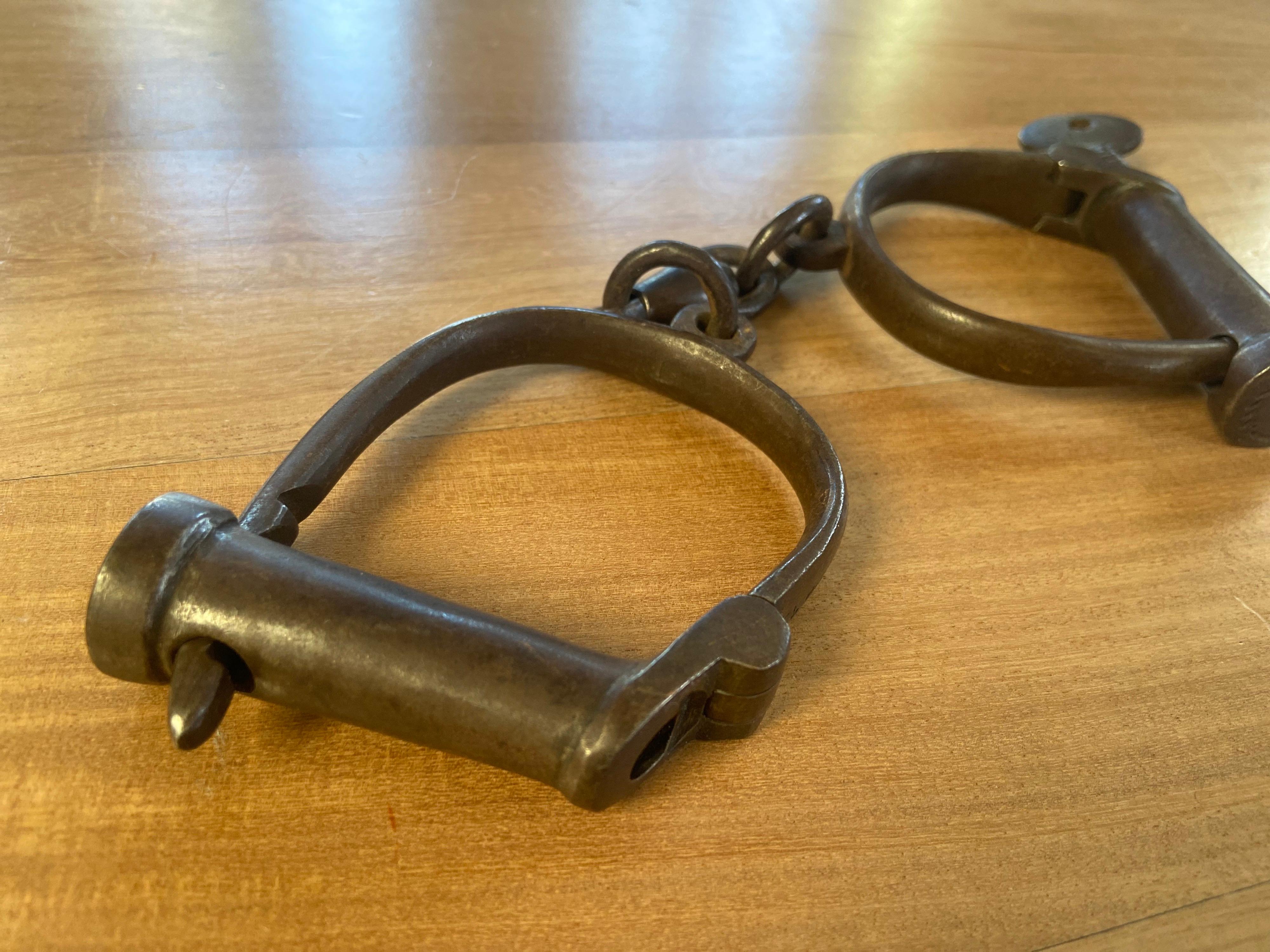 19th century handcuffs