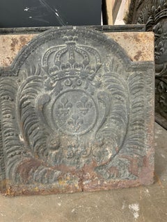 19th Century French Iron Fireback