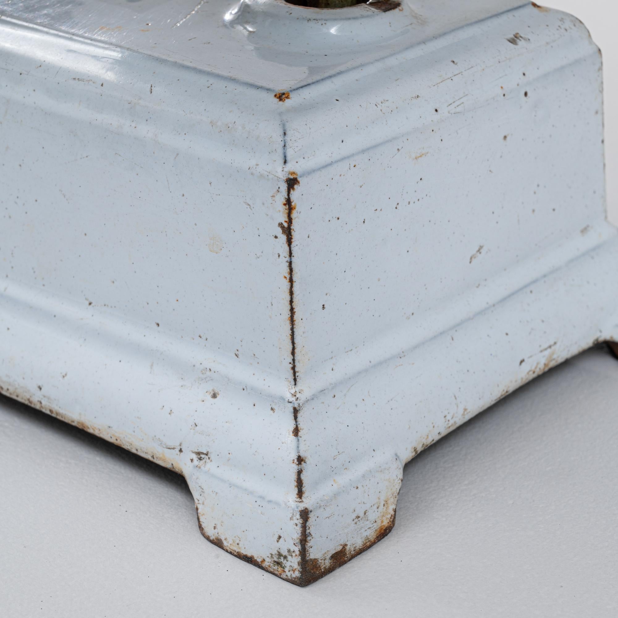 Scala francese in ferro e marmo del XIX secolo in vendita 5