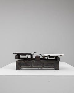 19th Century French Iron & Marble Scale