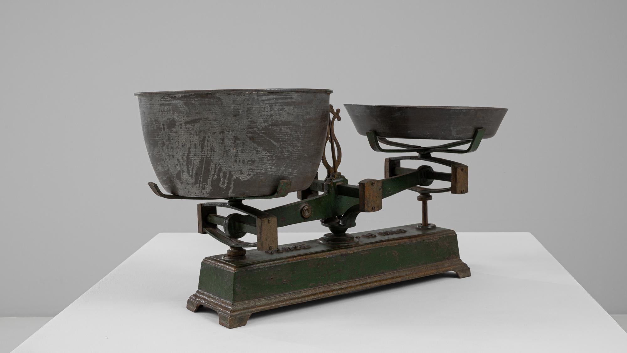 Scala francese in ferro e metallo del XIX secolo in vendita 1