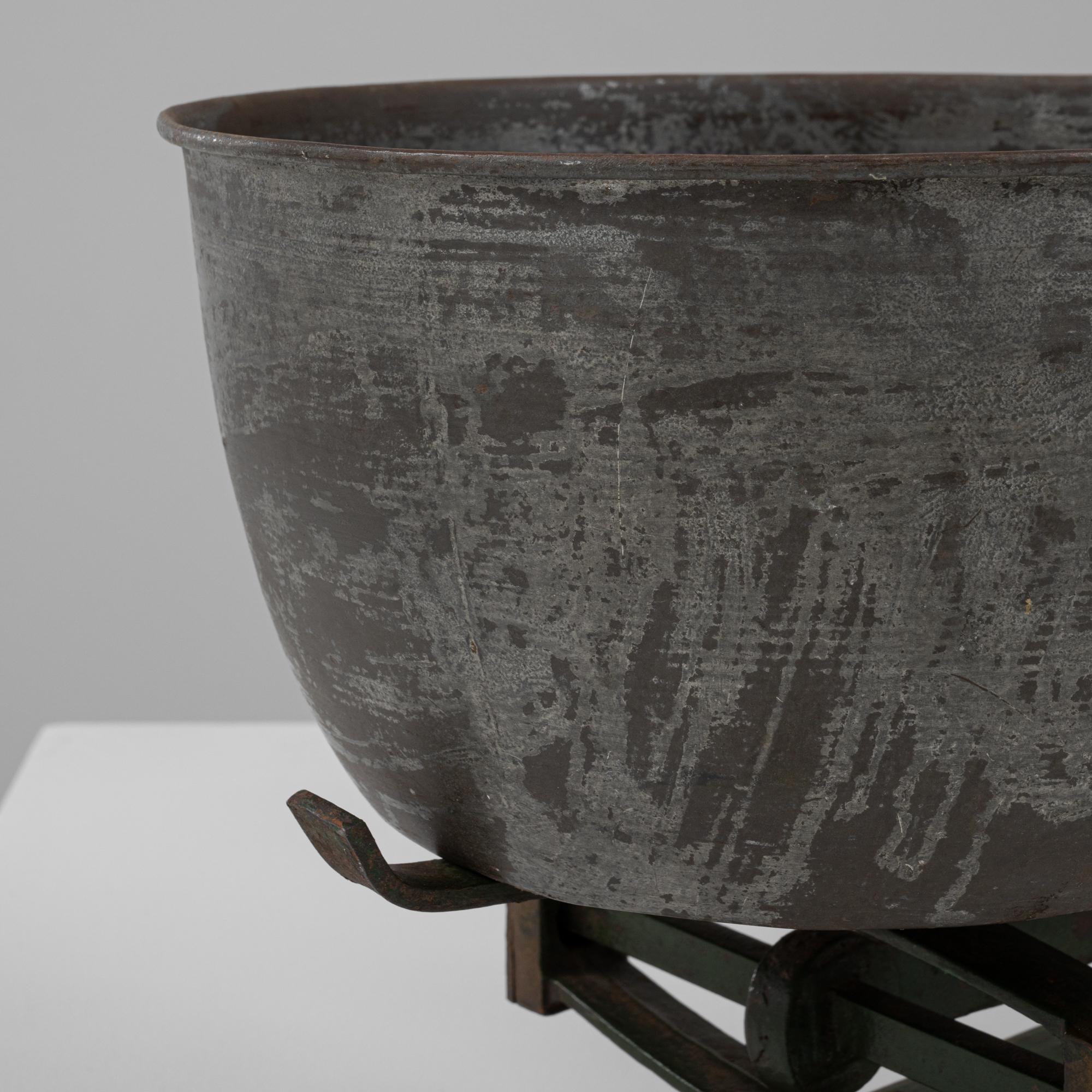 Scala francese in ferro e metallo del XIX secolo in vendita 2