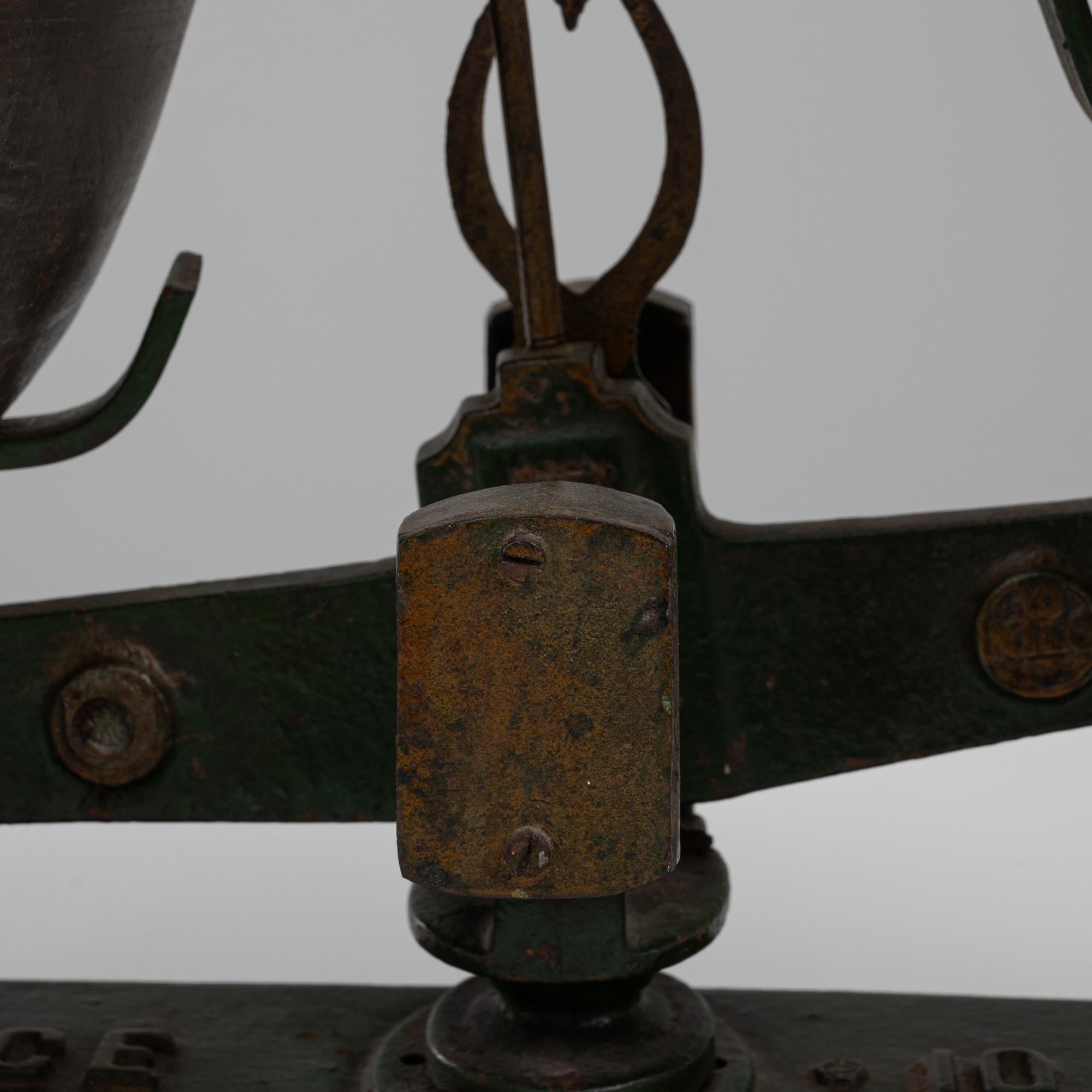 Scala francese in ferro e metallo del XIX secolo in vendita 3