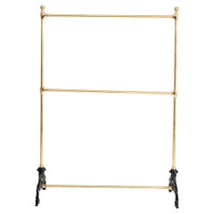 19th Century French Iron Parisian Clothing Rack, Medium Size