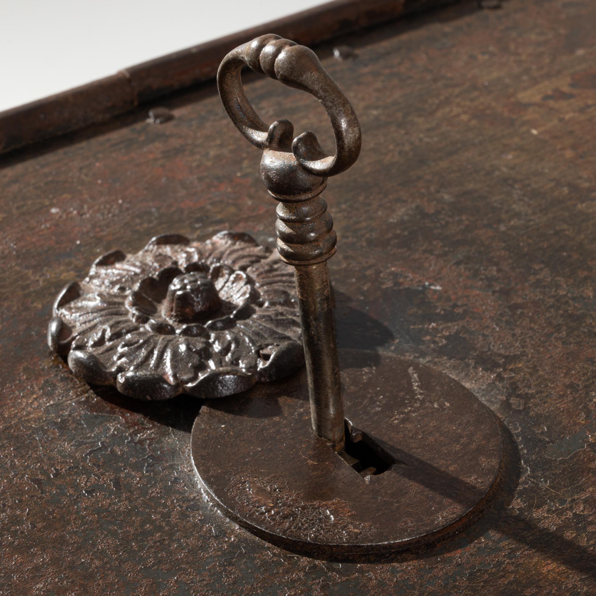 19th Century French Iron Safe For Sale 9