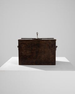 Coffre-fort en fer français du XIXe siècle