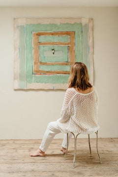 19th century French iron stool