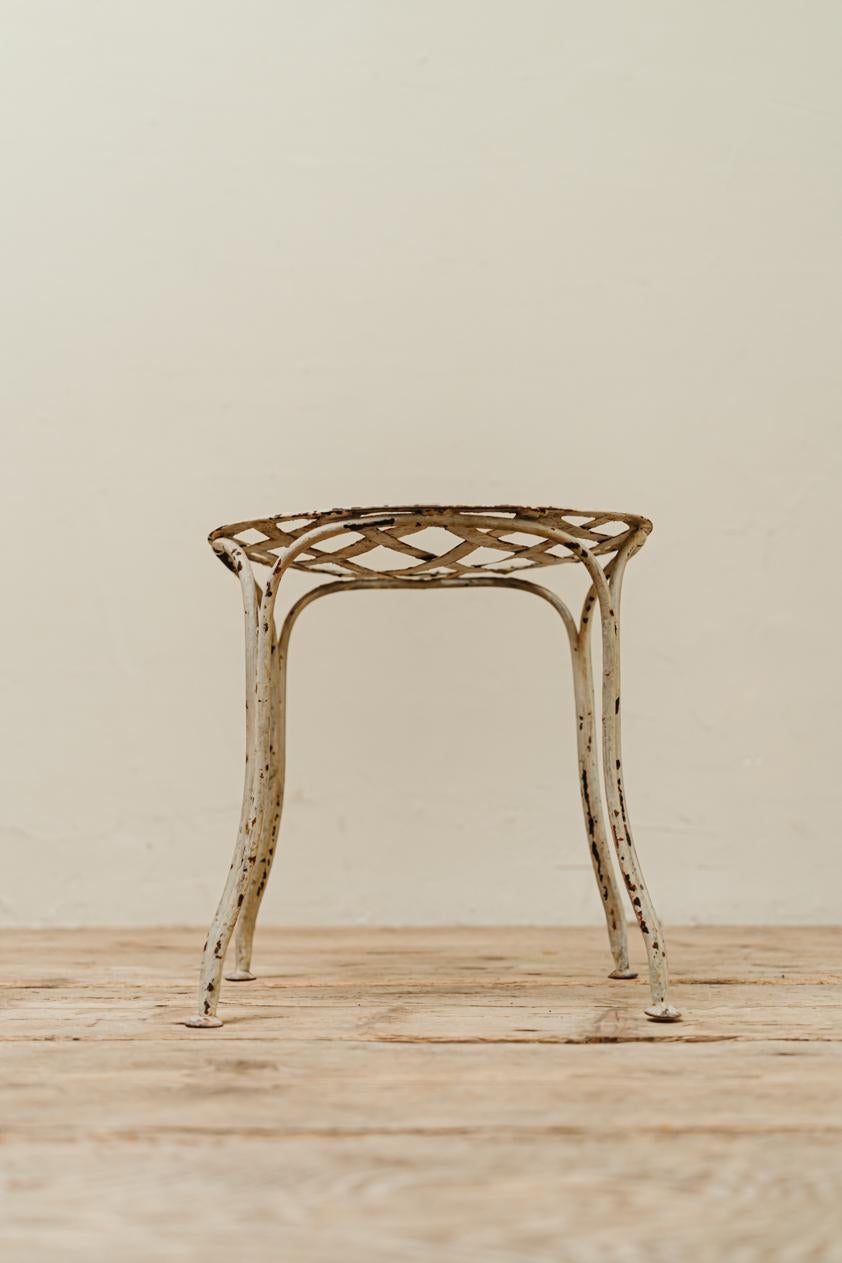 19th century French iron stool  For Sale 1