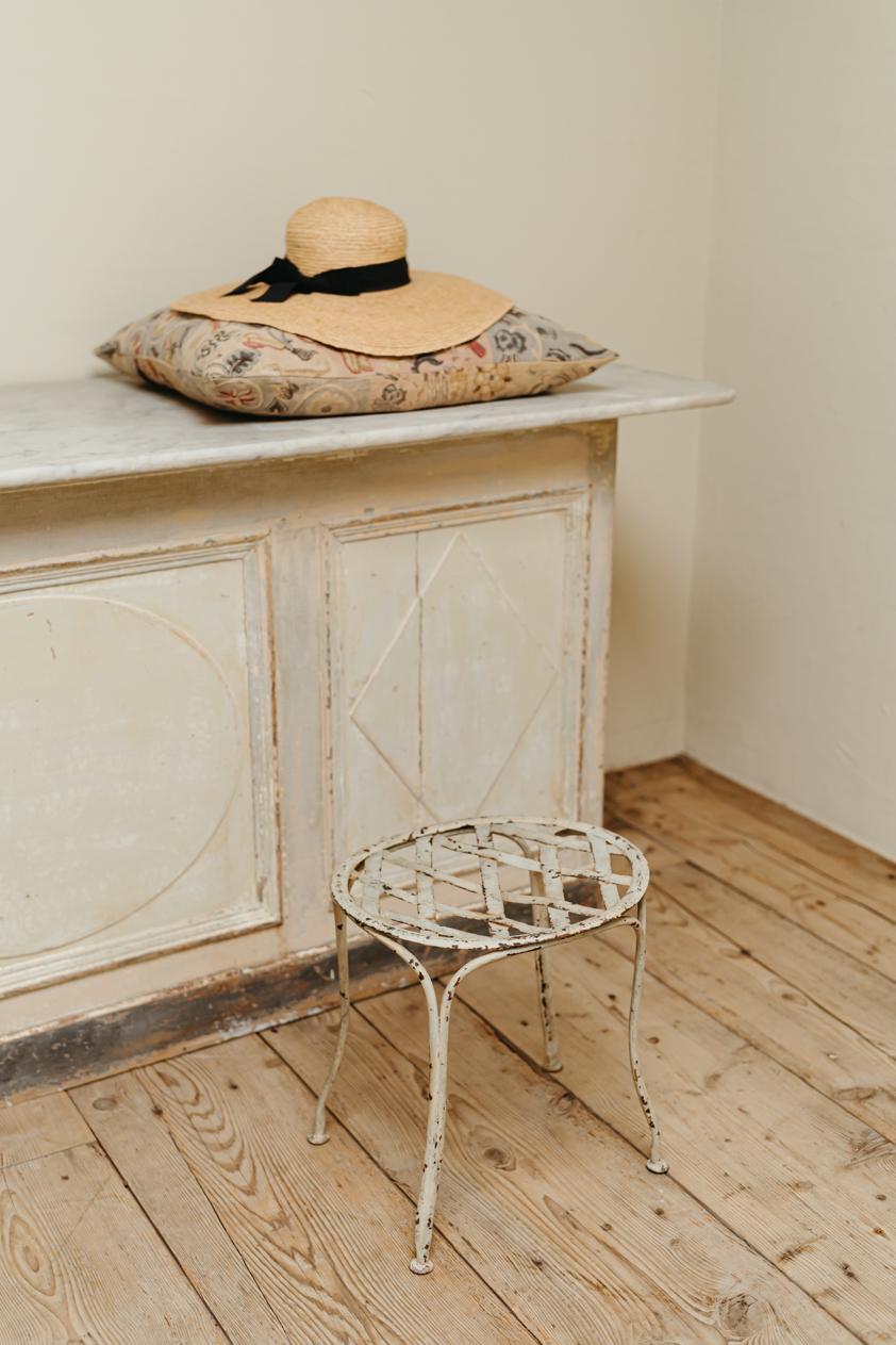 19th century French iron stool  For Sale 2