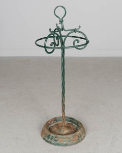 19th Century French Iron Umbrella Stand
