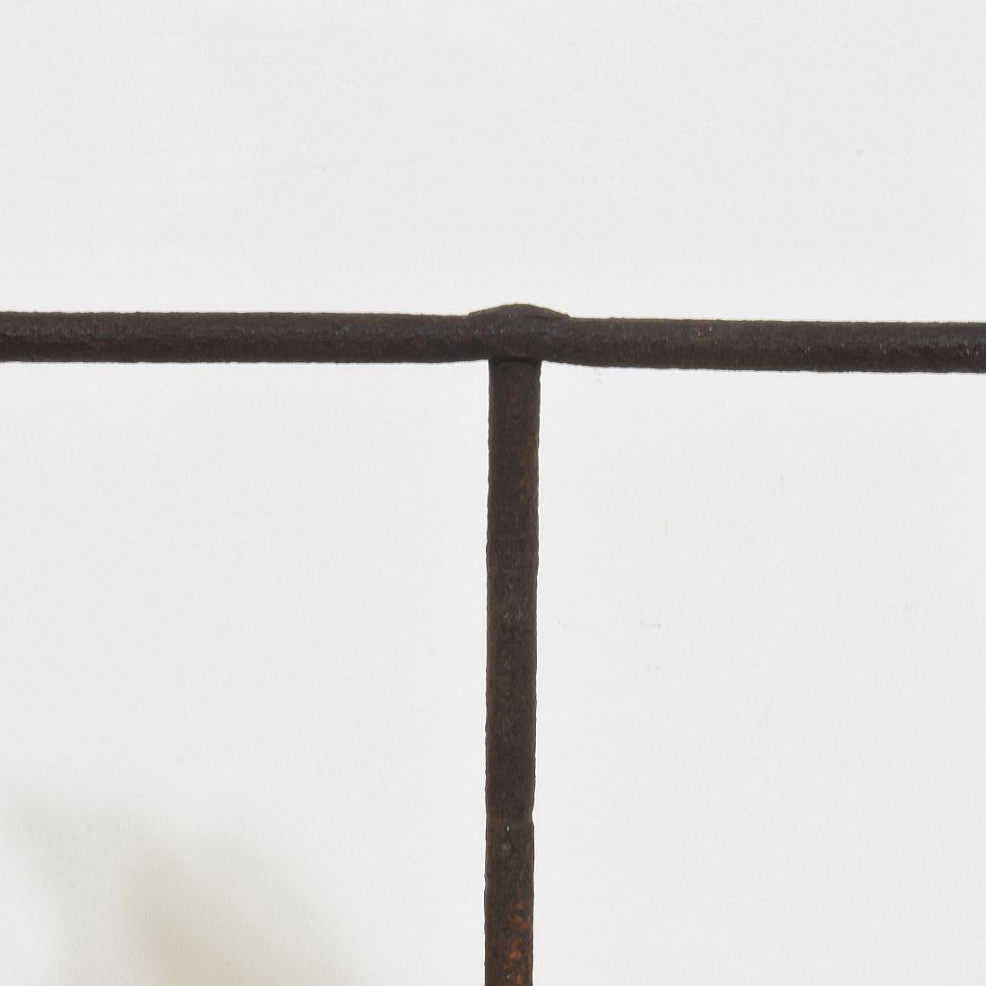 19th Century French Iron Weathervane Roof Finial For Sale 9