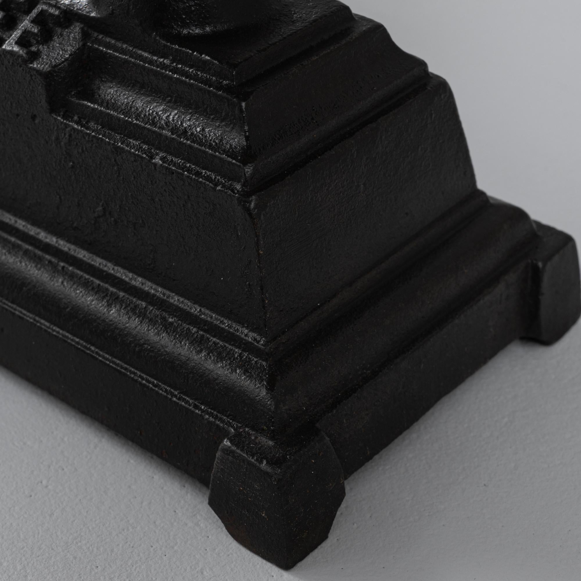 Scala francese del XIX secolo in ferro e zinco in vendita 5