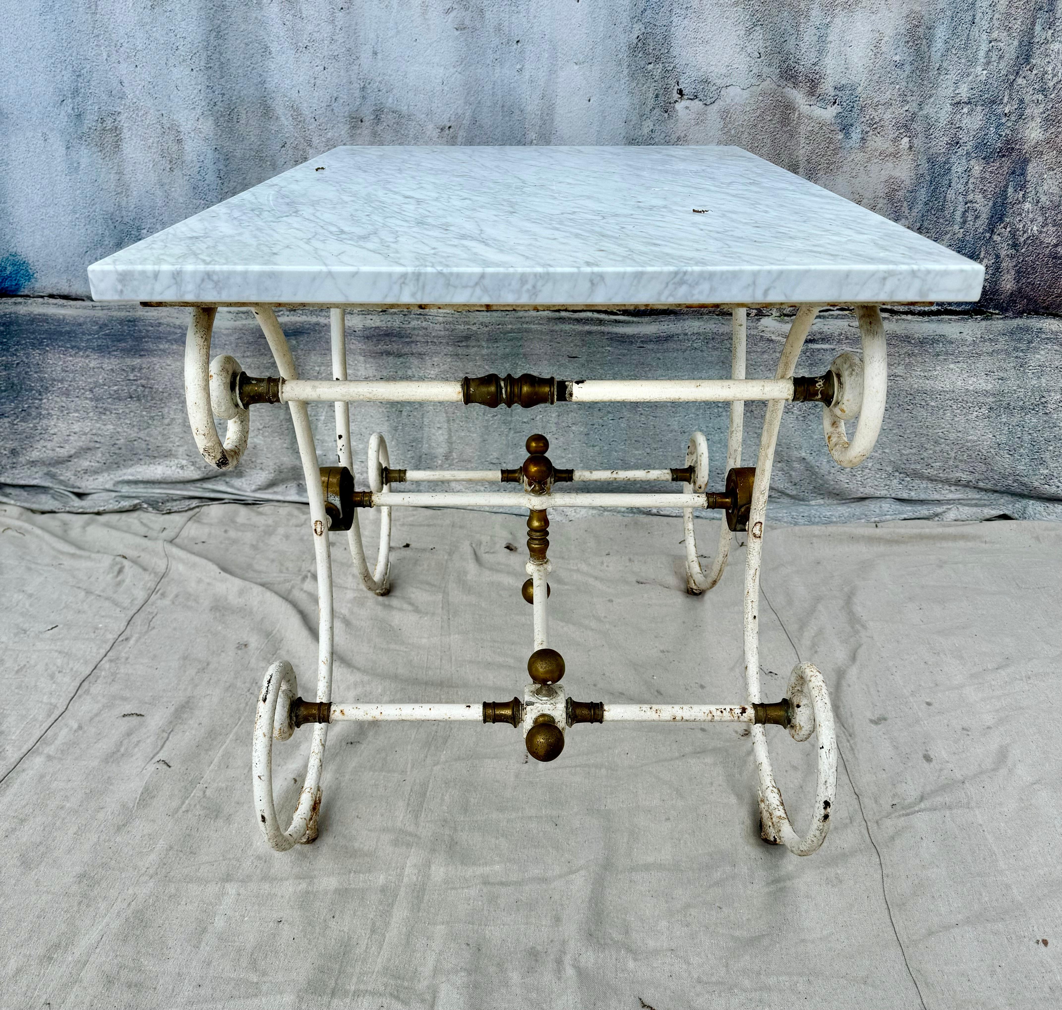 XIXe siècle Table de boucherie française J. Mareschal du 19ème siècle en vente