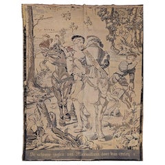 19th Century French Jacquard-Woven Tapestry – The Hunts of Maximilian, Panel II