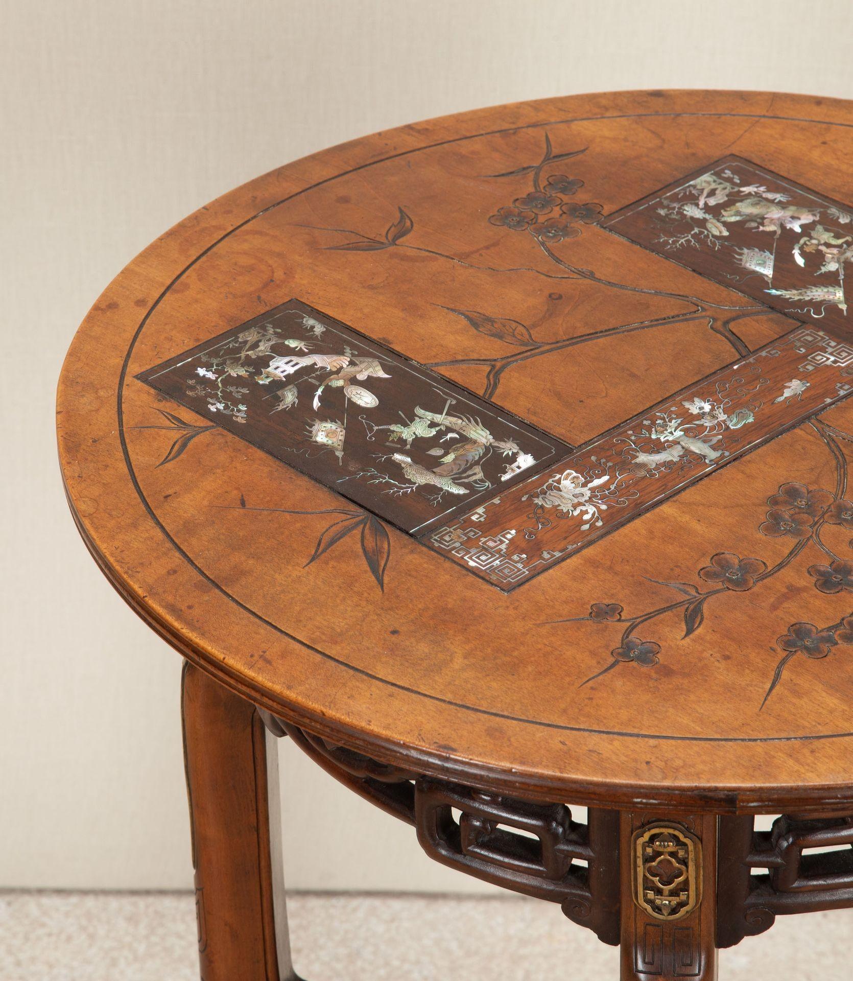 Bronze Table d'appoint de style japonais français du XIXe siècle par Gabriel Viardot en vente