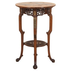 19th Century French Japanese Style Occasional Table by Gabriel Viardot