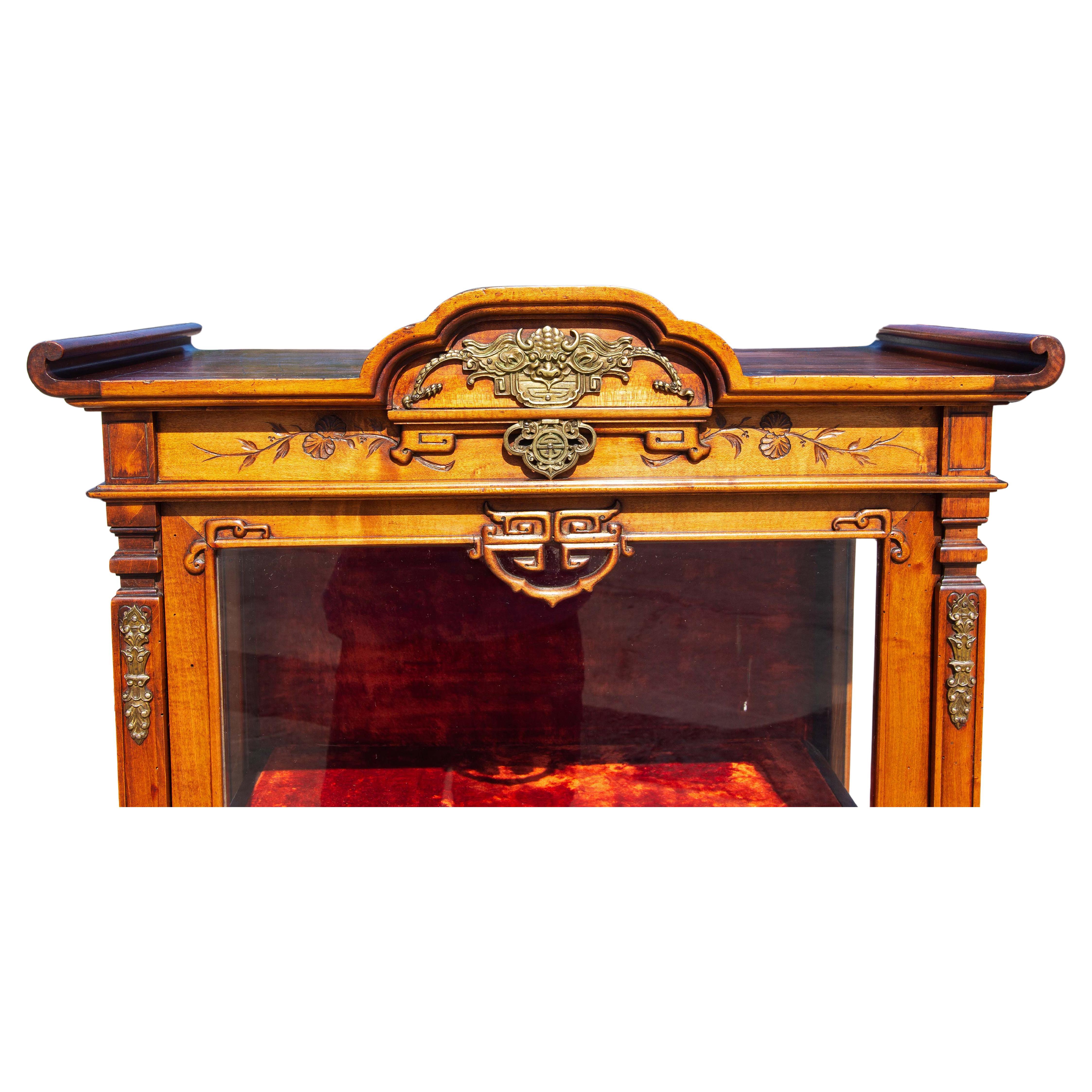 Gabinete Japonisme Francés del Siglo XIX Atribuido a  Gabriel Viardot en Bueno estado para la venta en Rochester, NY