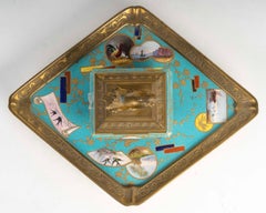 19th Century French Japonisme Inkwell attributed to L'Escalier de Cristal