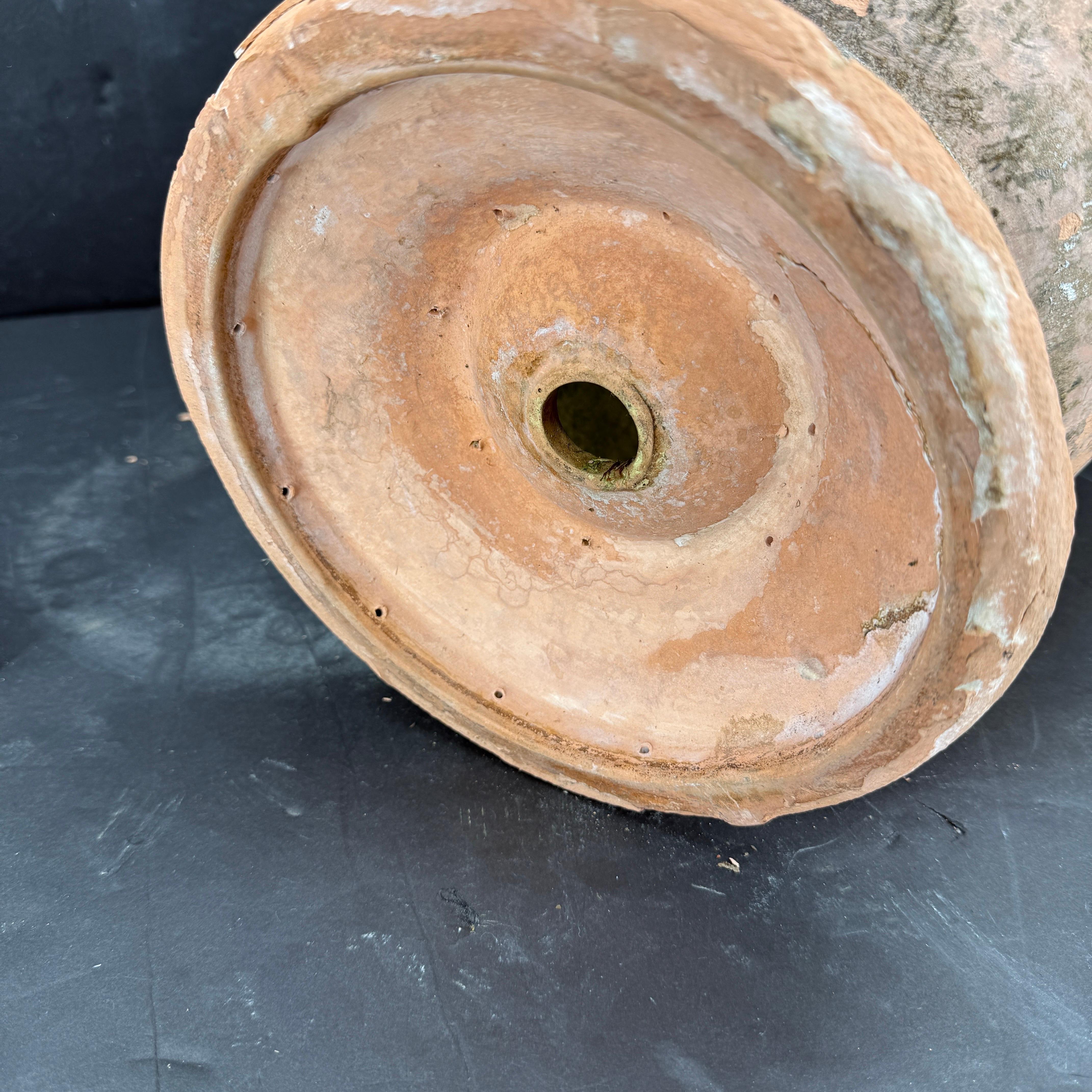 19th Century French La Madeleine Glazed Anduze Planter Urn For Sale 5