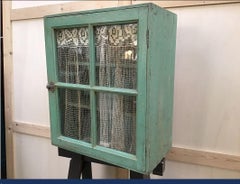 19th Century French Lacquered Wood Wall Unit, 1890s