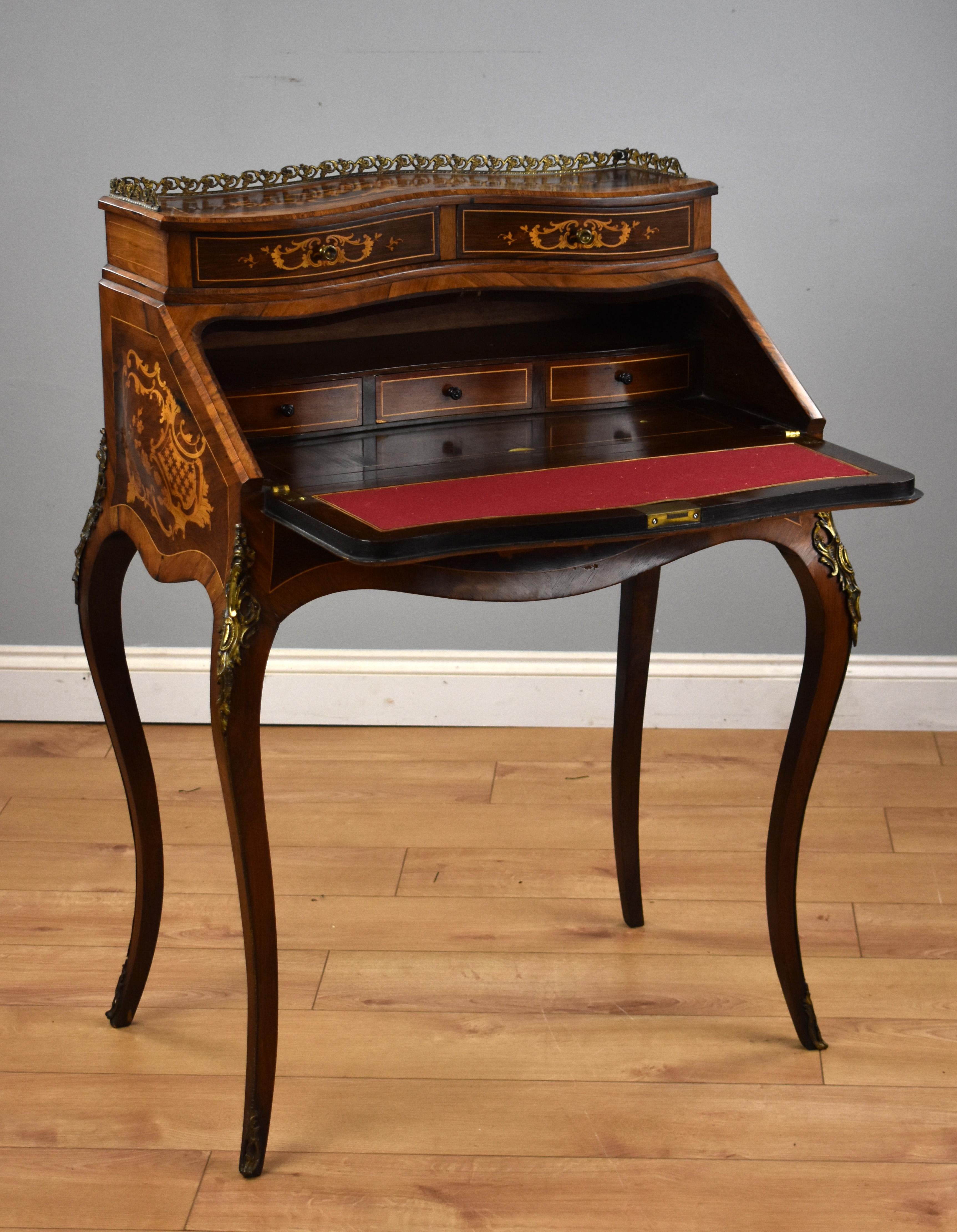 19th Century French Ladies Writing Bureau In Good Condition In Chelmsford, Essex