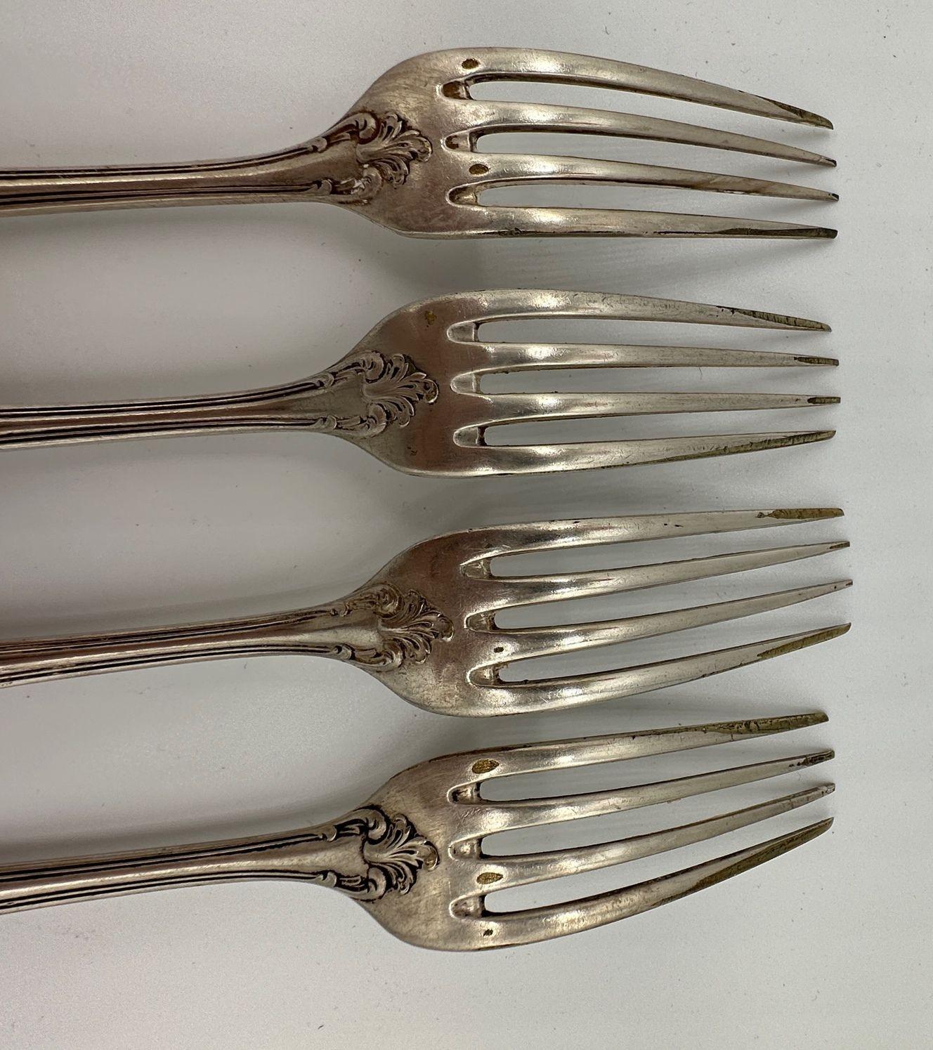 19. Jahrhundert Französisch L'Alfénide Christofle Halphen Sterling Silberwaren und Ladel im Angebot 2