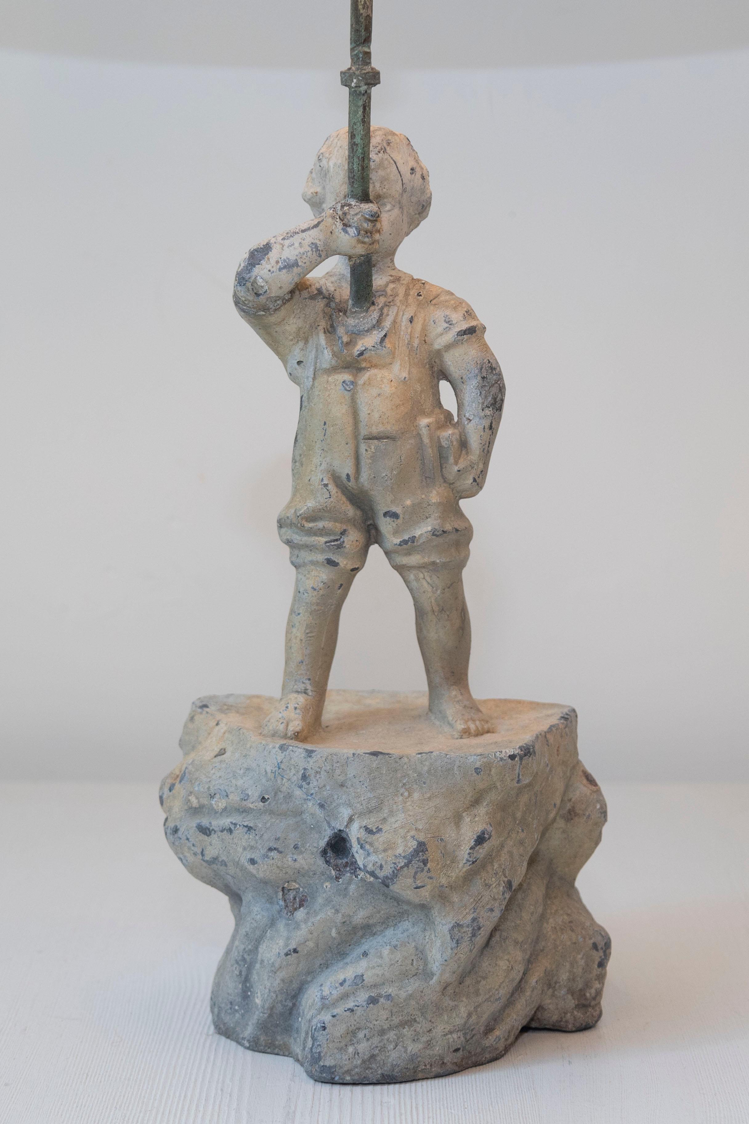 Lámpara francesa del siglo XIX Arte popular en venta