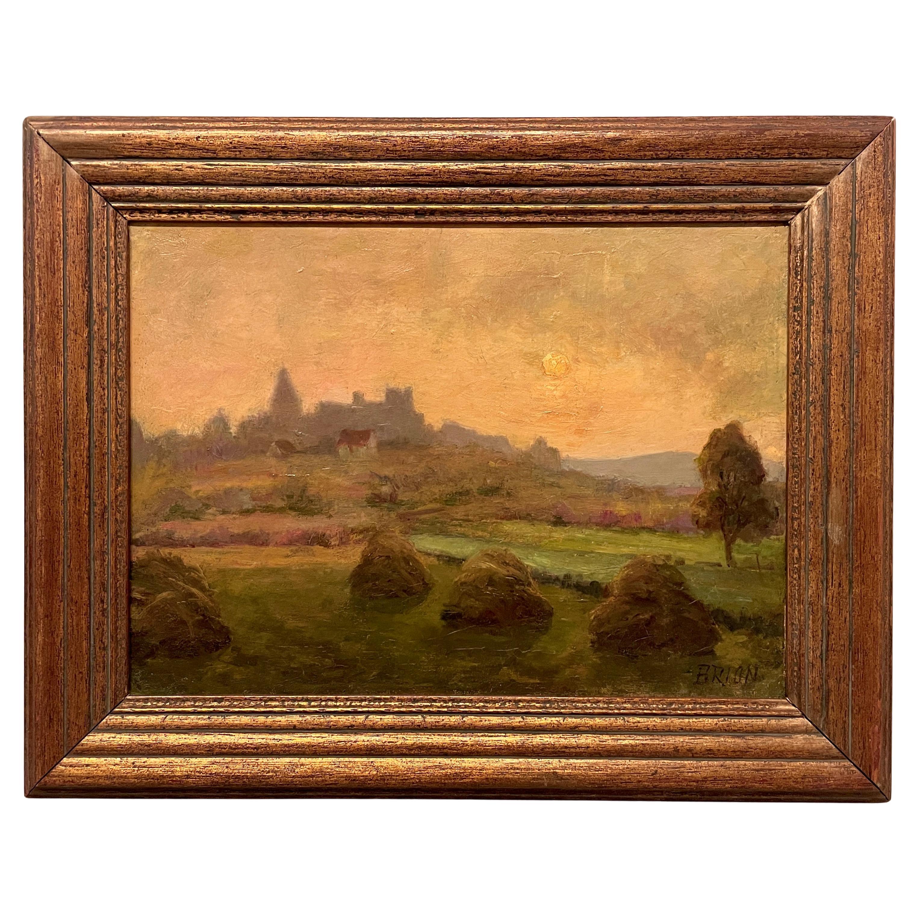 19th Century French Landscape Painting by Gustave Brion