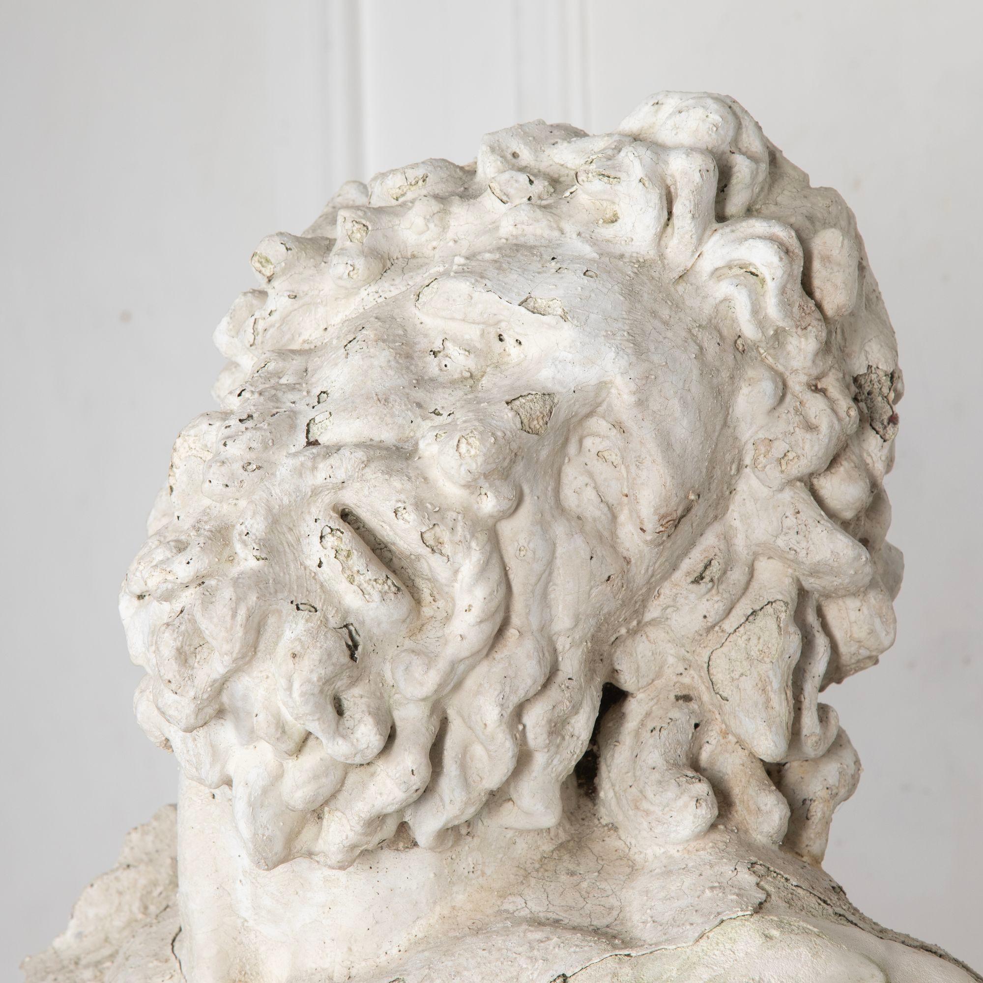 19th Century French Large Plaster Torso For Sale 1