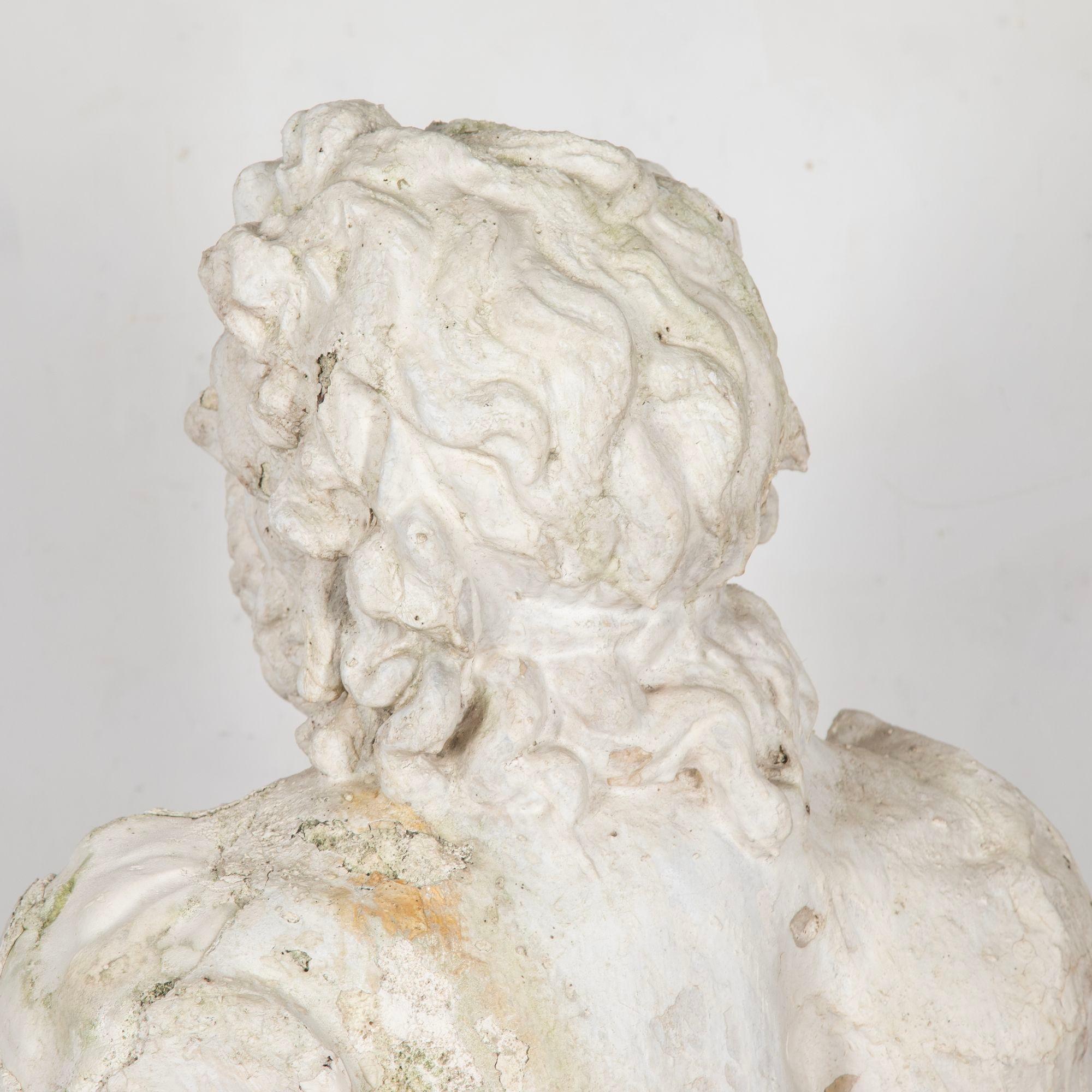 19th Century French Large Plaster Torso For Sale 5
