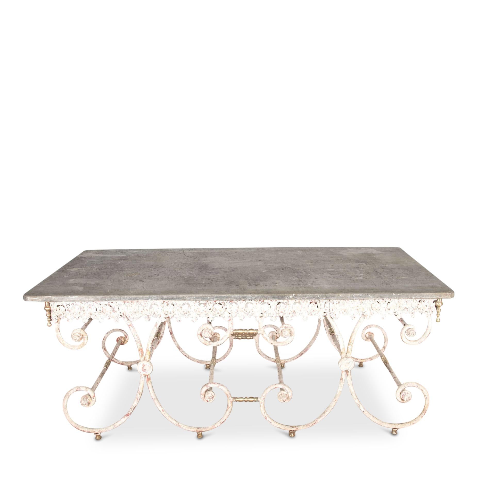19th Century French Large Scale Pattiserie Table In Good Condition For Sale In Tetbury, Gloucestershire