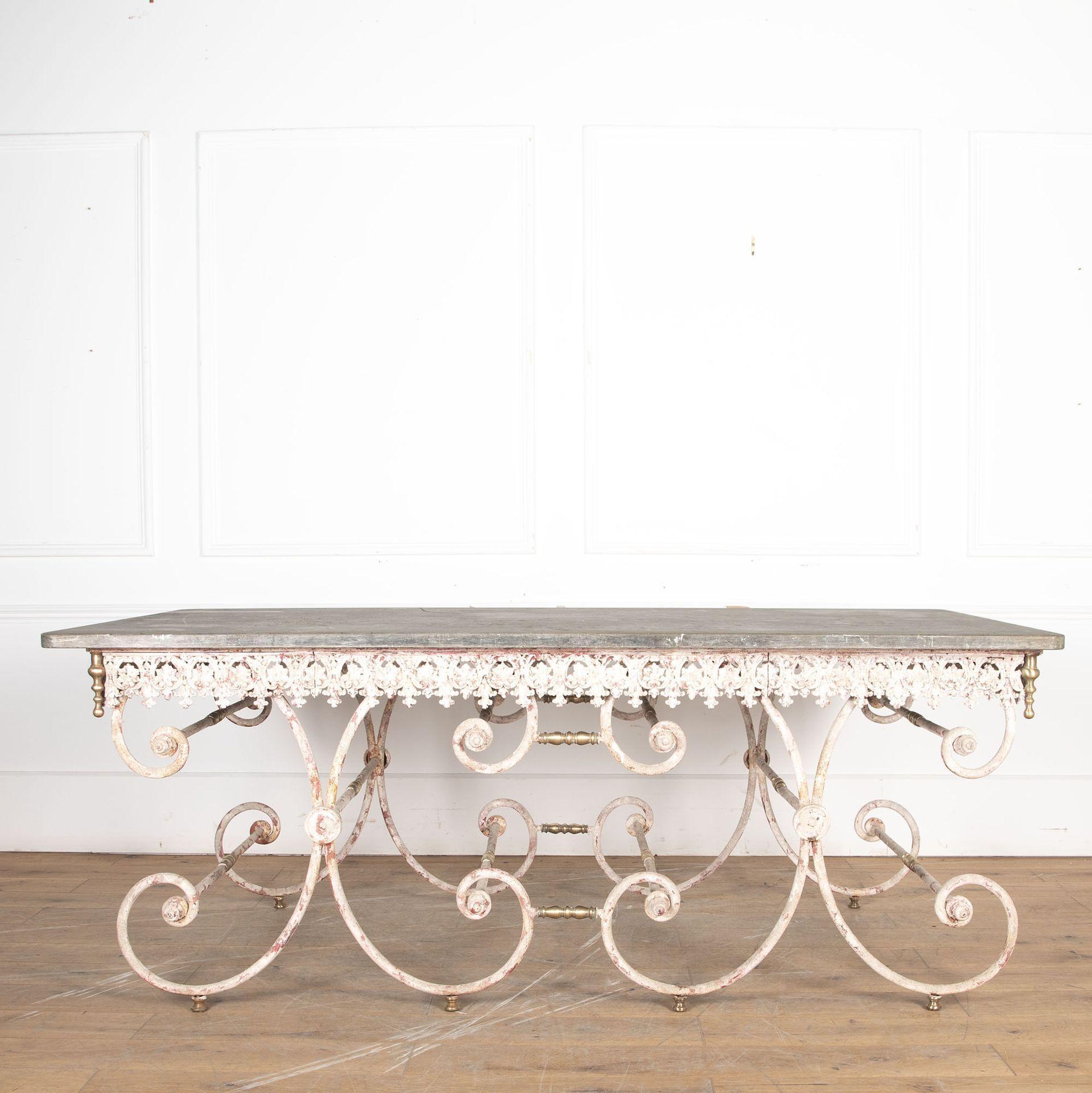Country 19th Century French Large Scale Pattiserie Table For Sale