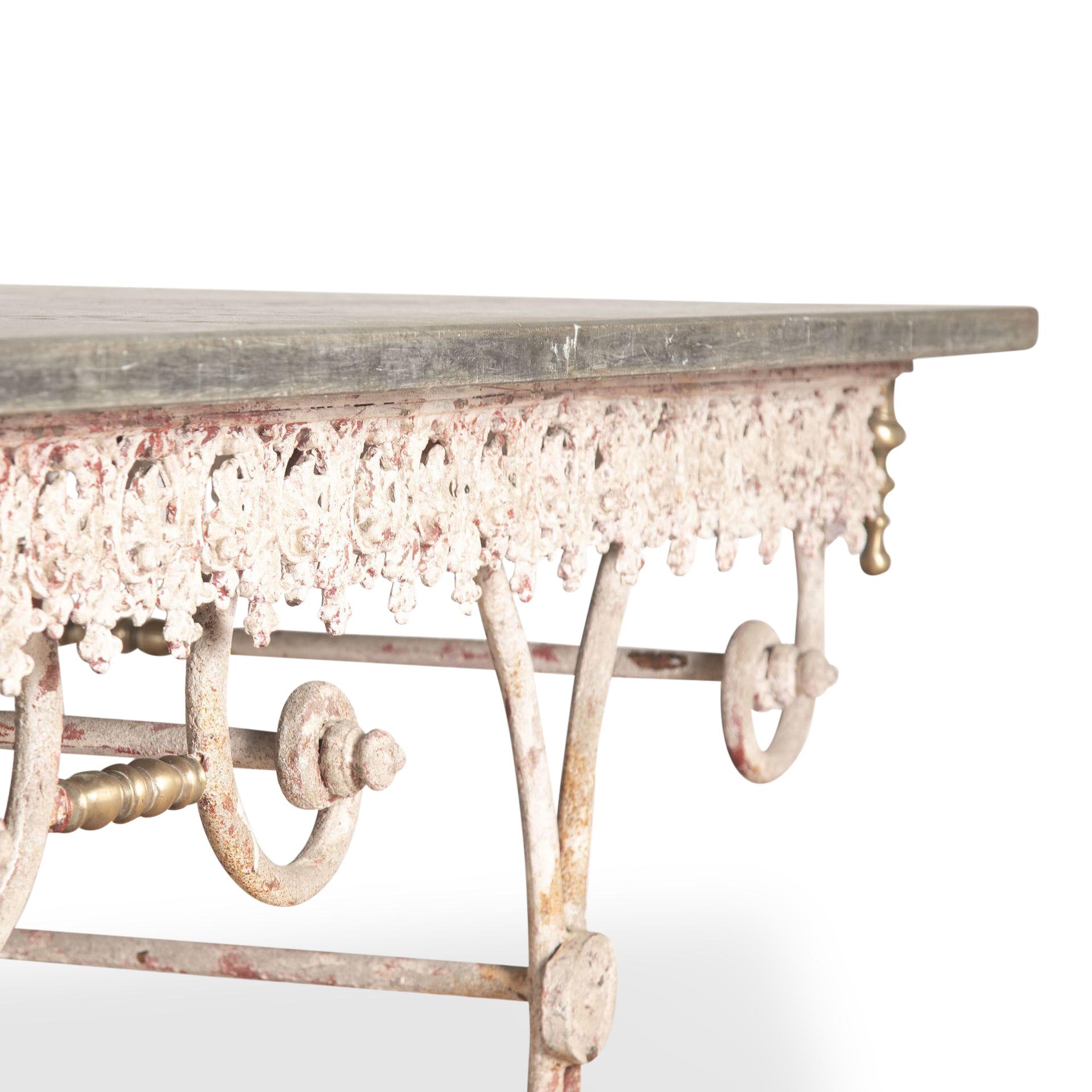 Marble 19th Century French Large Scale Pattiserie Table For Sale