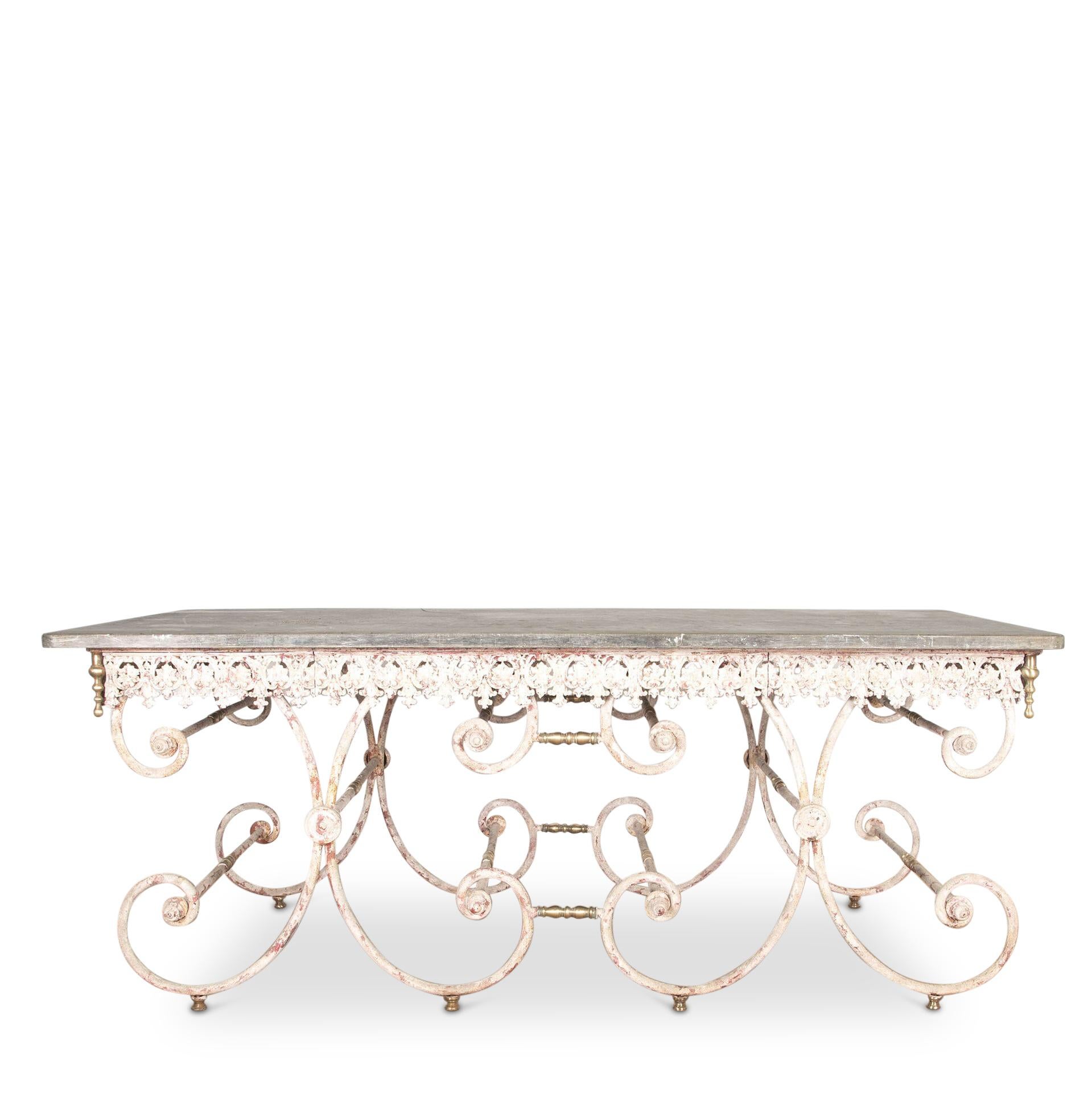 19th Century French Large Scale Pattiserie Table For Sale 1