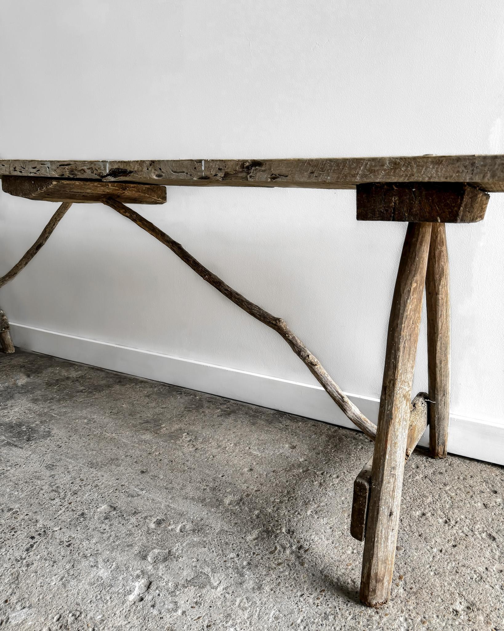 19th Century French Lavandiere Console Table For Sale 5