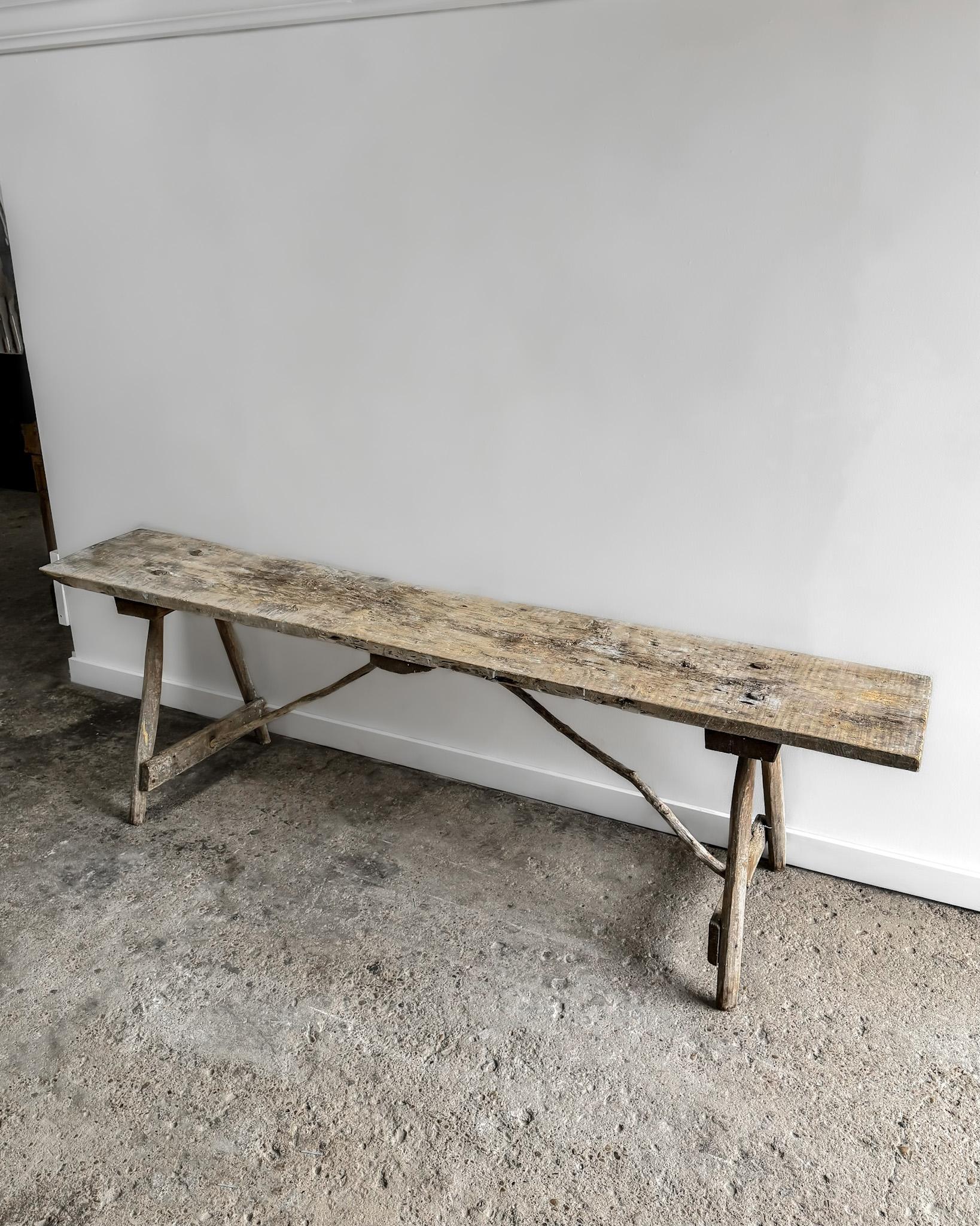 19th Century French Lavandiere Console Table For Sale 8