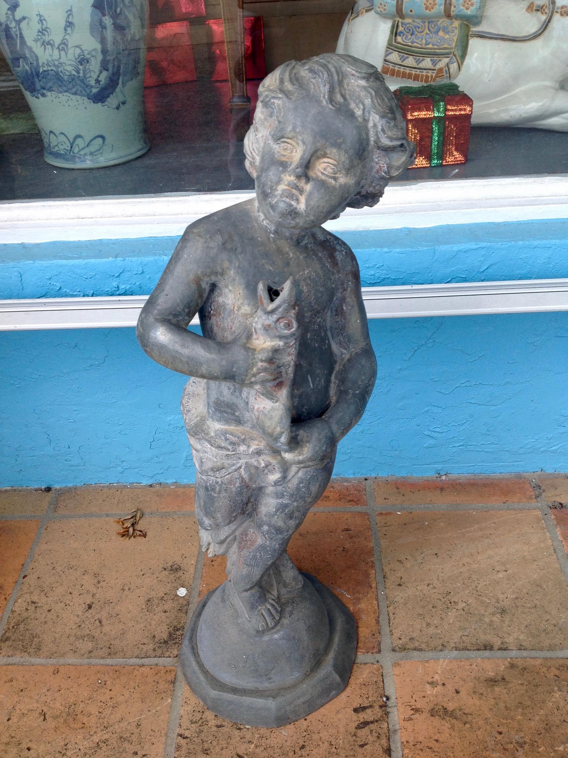 19th Century French Lead Fountain 1