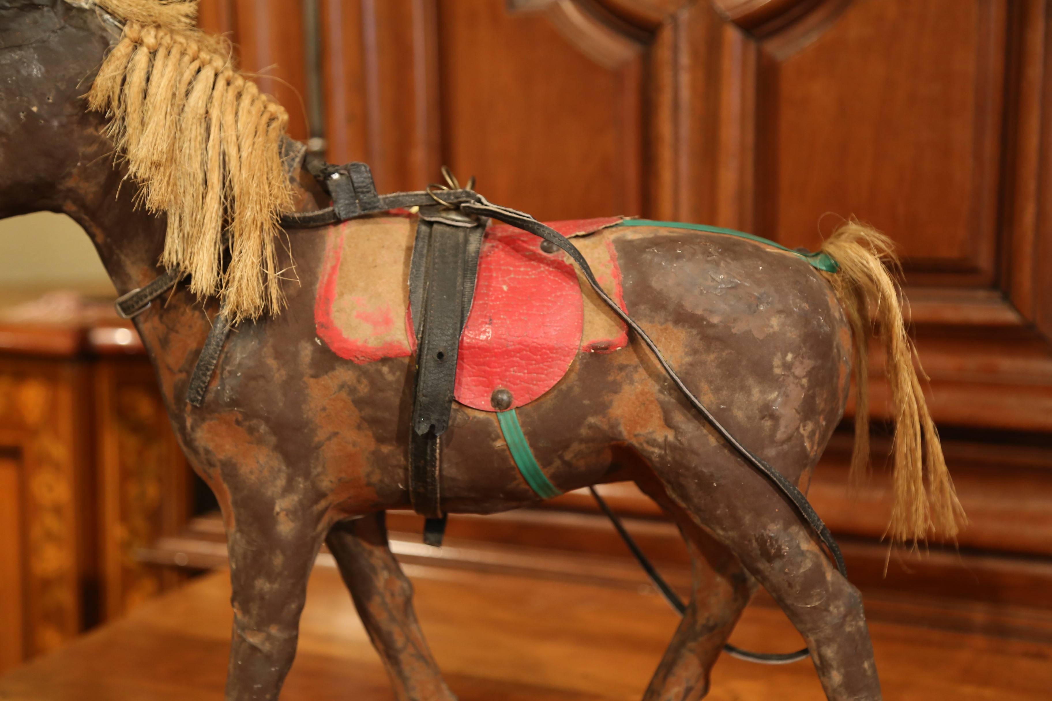 paper mache carousel horse