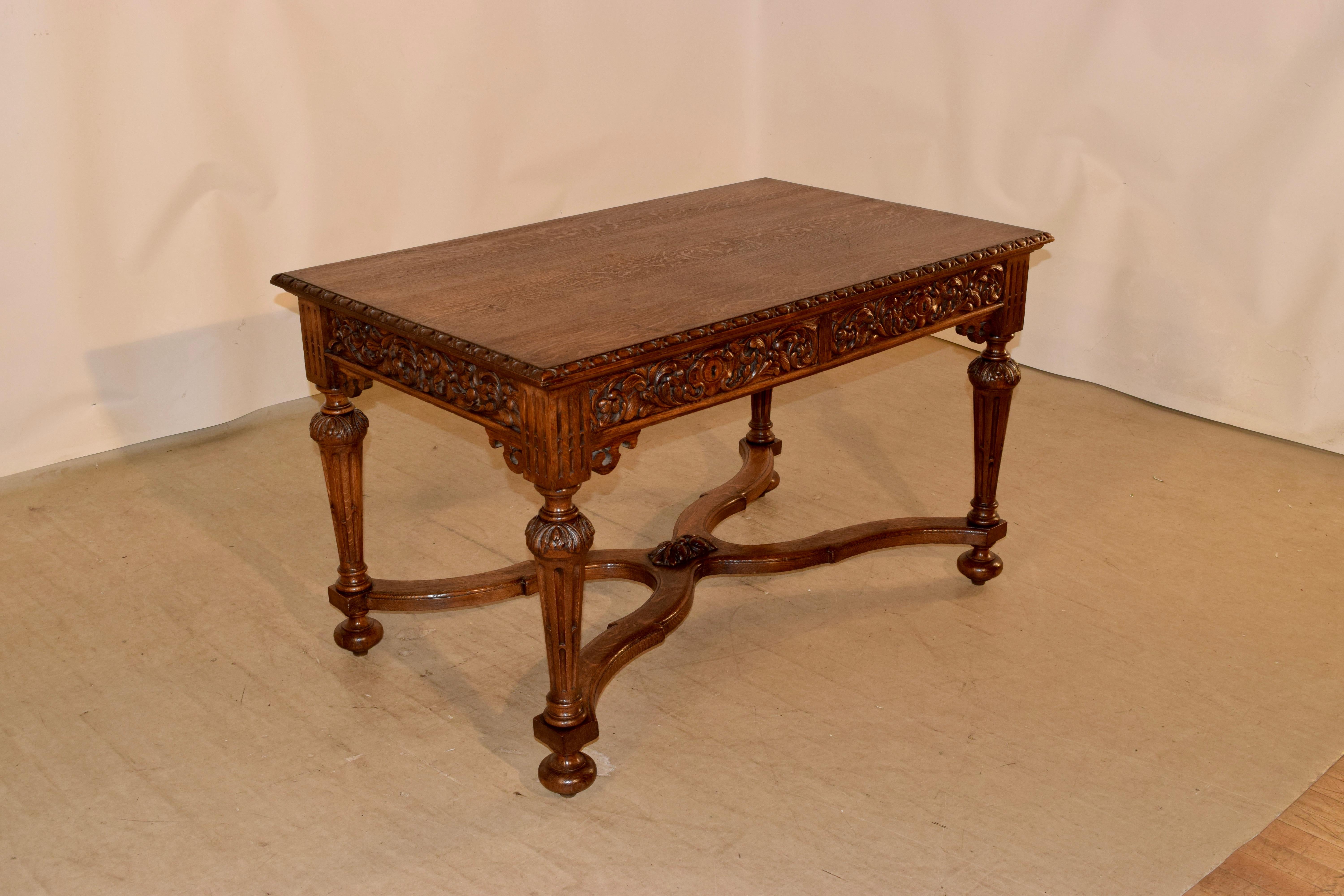 Napoleon III 19th Century French Library Table