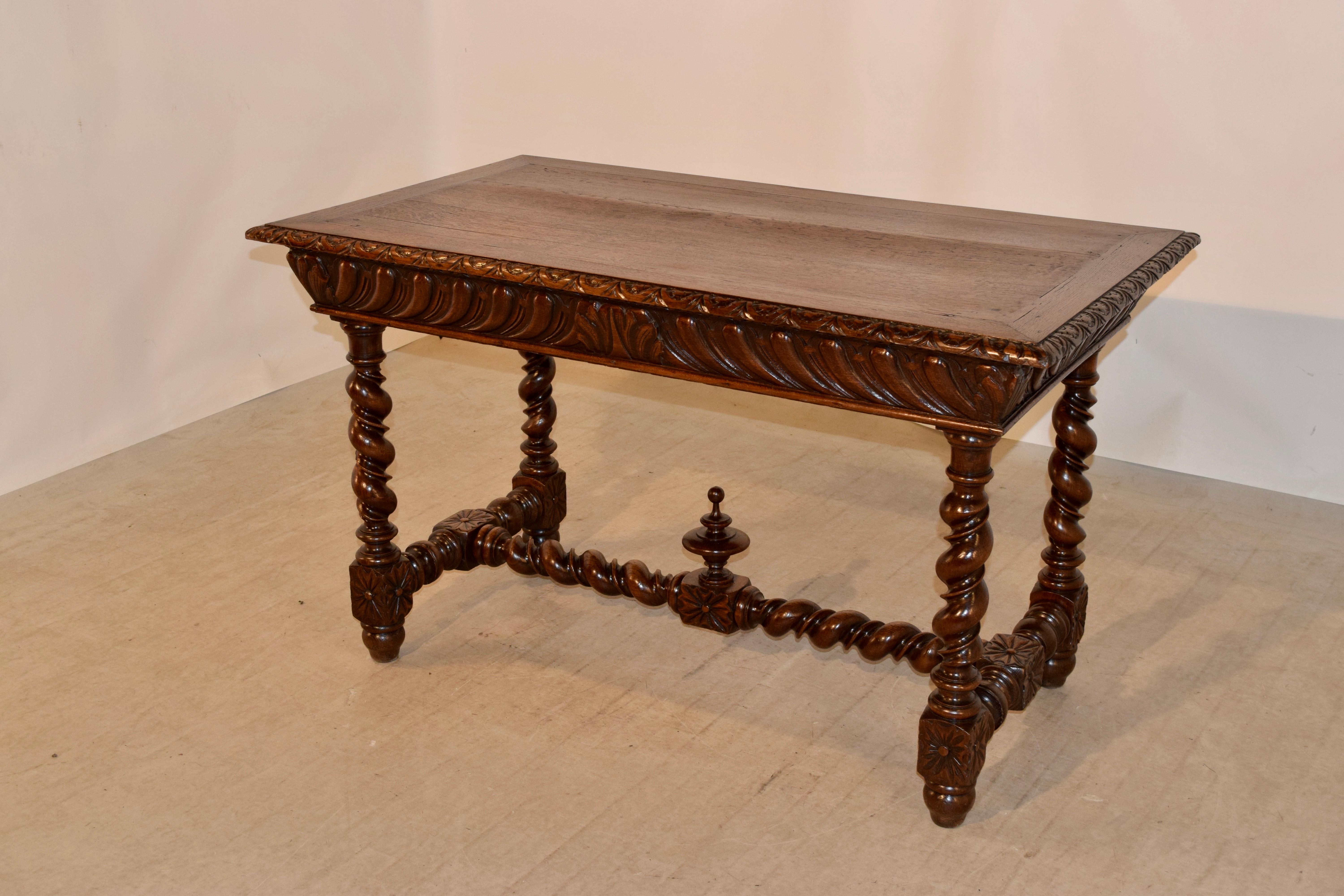 19th Century French Library Table 2