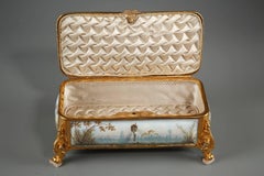 19th Century French Limoges Enamel Box