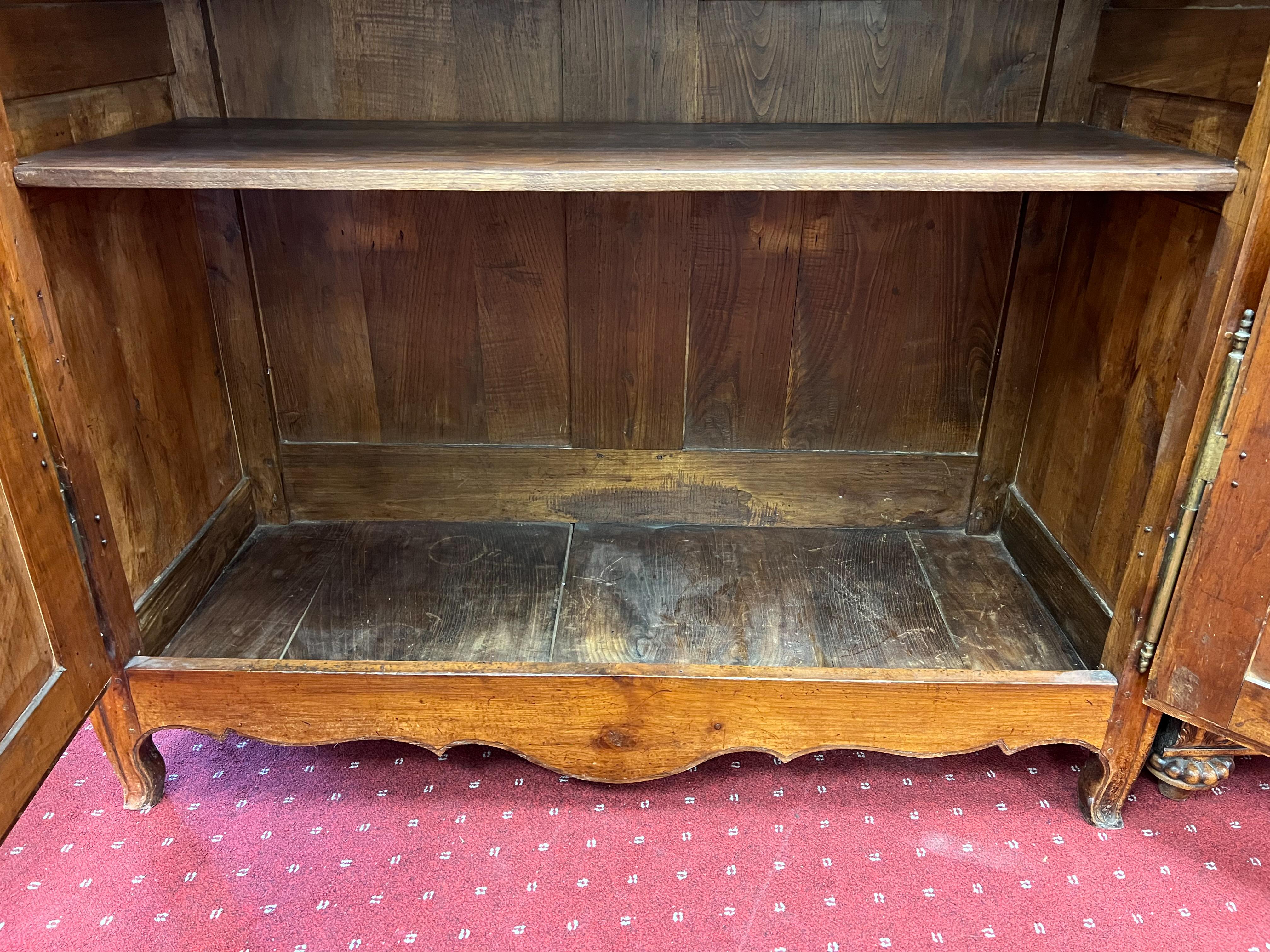 19th Century French Linen Armoire 6