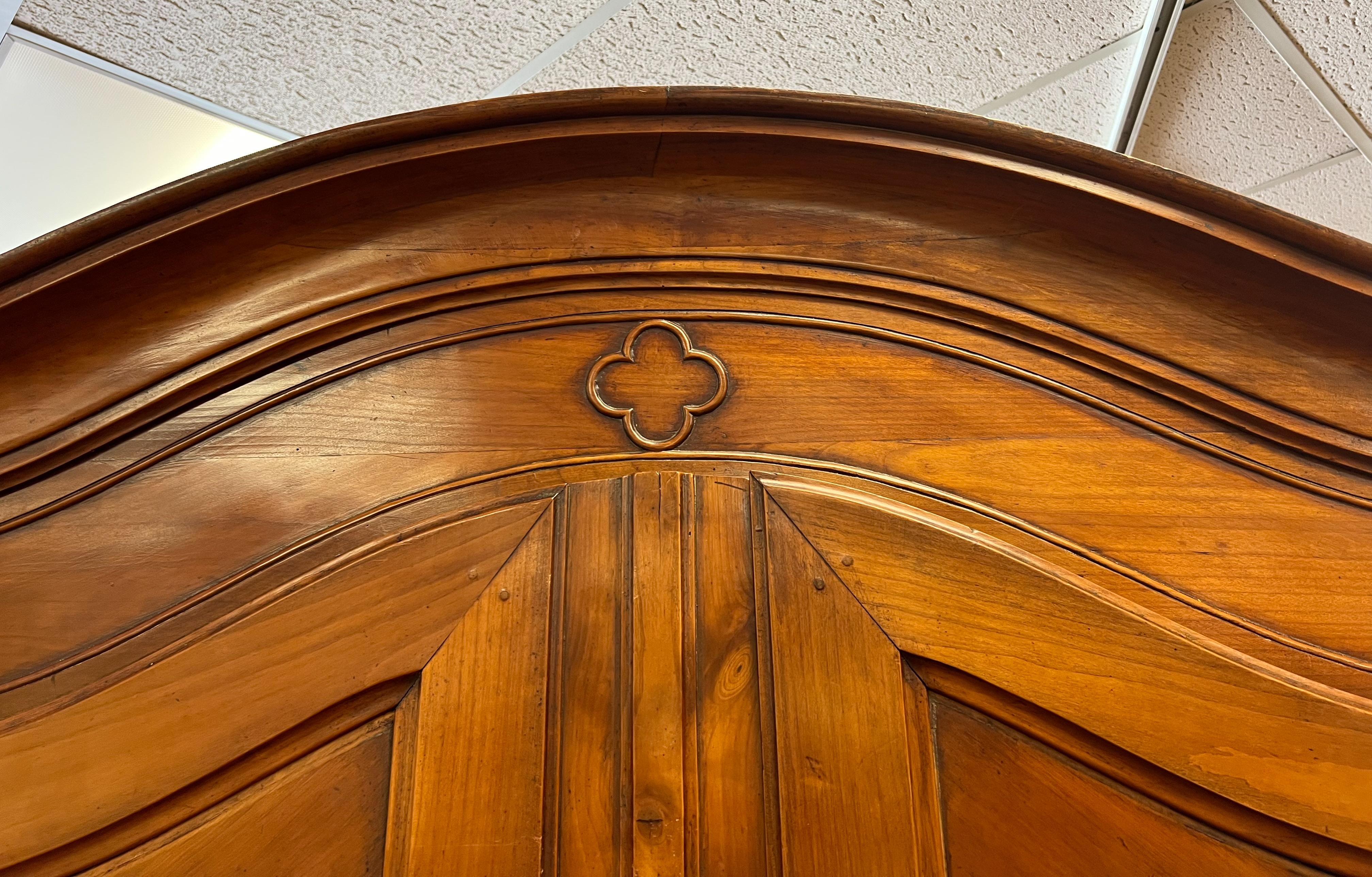 19th Century French Linen Armoire 11