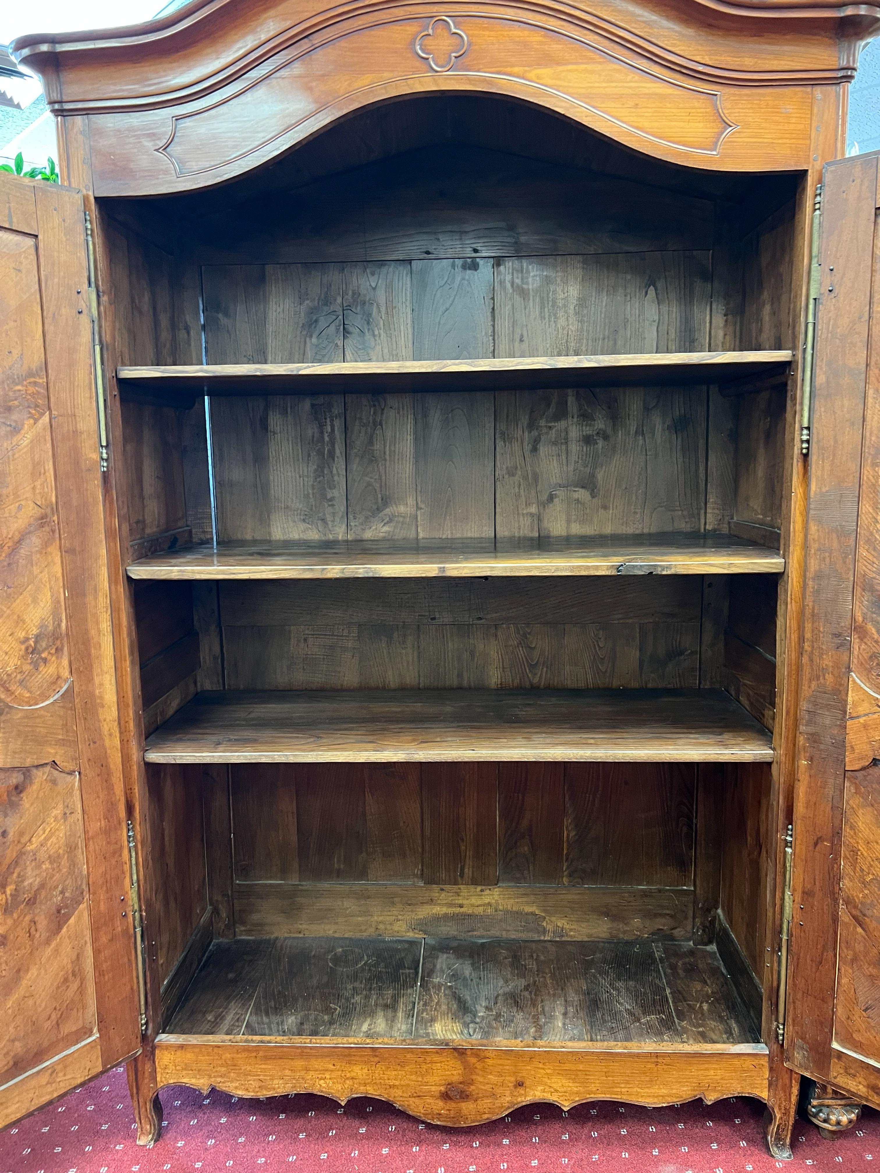 19th Century French Linen Armoire For Sale at 1stDibs