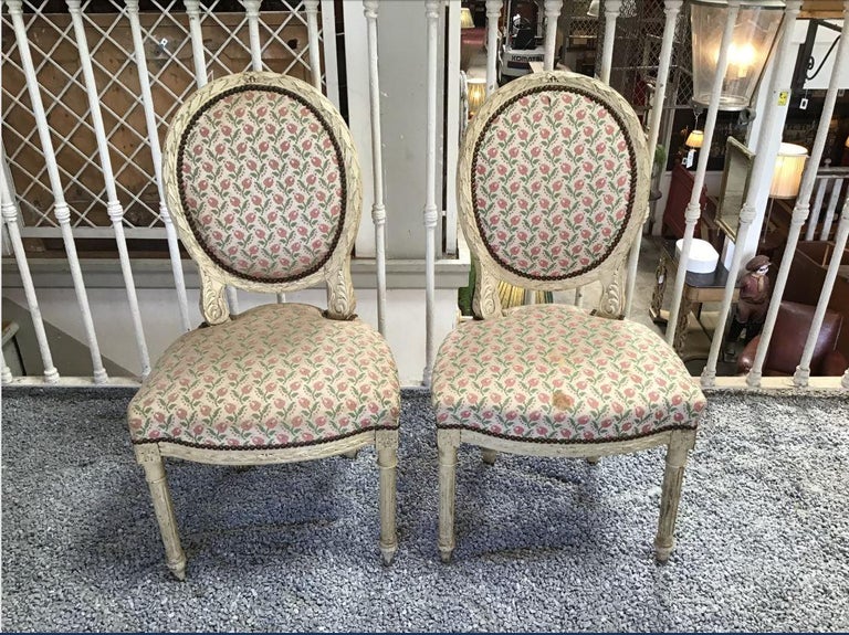 19th Century French Living Room Set in Carved Lacquered Wood from 1890s For Sale at 1stdibs