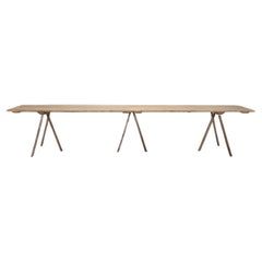 19th Century French Long Pine 
Vendange
 Table