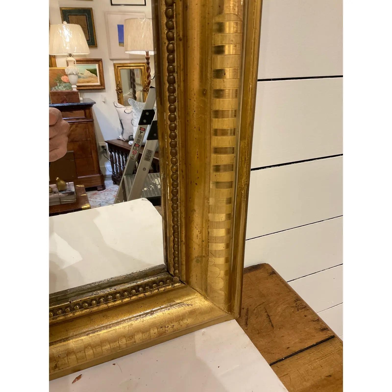 19th Century French Louie Phillipe Mirror  For Sale 2